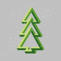 Arbre De Noël - Sapin - Effet Optique