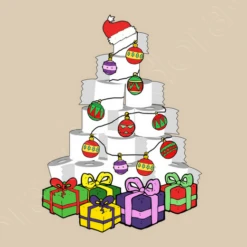 Arbre De Noël En Papier Toilette