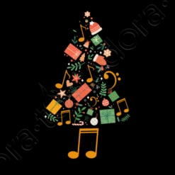 Arbre De Noël Musicien Compositeur Musi