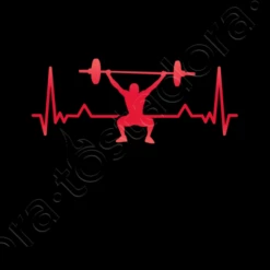 Cadeau De Noël Ligne De Rythme Cardiaqu