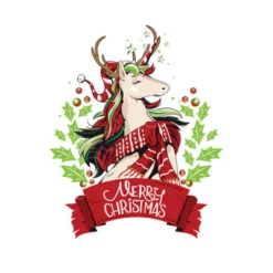Cadeau De Vacances De Licorne De Noël -T-Shirt Soldes Boutique cadeau de vacances de licorne de nol i141385148092714138520d1480927w520bFFFFFFm1