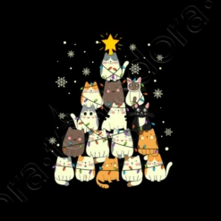 Cadeaux De Noël Drôles Chat Arbre De No