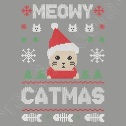 Chandail De Noël Laid Catmas Miaou -T-Shirt Soldes Boutique chandail de nol laid catmas miaou i141385196494614138545d1964946w520b989895m1