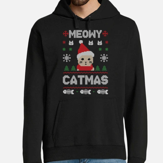 Chandail De Noël Laid Catmas Miaou 4 Chandail De Noël Laid Catmas Miaou – Image 2