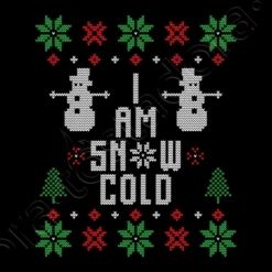 Chandail De Noël Laid Froid De Neige