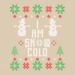 Chandail De Noël Laid Froid De Neige