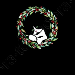 Chat De Noël -T-Shirt Soldes Boutique chat de nol i14138519129591413851d1912959w520b000000m1