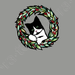 Chat De Noël -T-Shirt Soldes Boutique chat de nol i141385191295914138545d1912959w520b989895m1