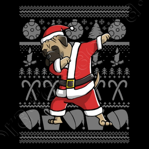 Chien Bullmastiff Dab Déguisement Noël -T-Shirt Soldes Boutique chien bullmastiff dab deguisement nol i1413859570381413851d957038w520b000000m1