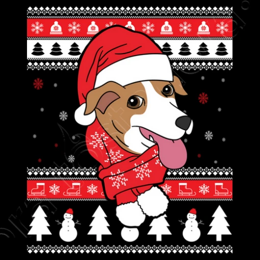 Chien De Lévrier Italien Noël -T-Shirt Soldes Boutique chien de levrier italien nol i14138510807101413851d1080710w520b000000m1