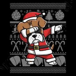 Costume De Noël Chien Boxer