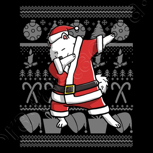 Costume De Samoyède Chien De Noël 3 Costume De Samoyède Chien De Noël