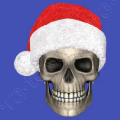 Crâne Noël Bonnet -T-Shirt Soldes Boutique crane nol bonnet i141385109869514138596d1098695w520b4250B4m1