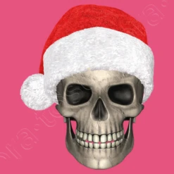 Crâne Noël Bonnet -T-Shirt Soldes Boutique crane nol bonnet i141385109869514138597d1098695w520bE75480m1