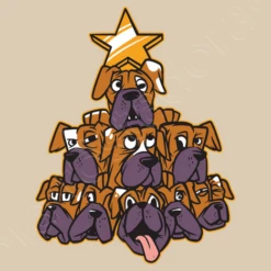 Dessin Animé Drôle D39arbre De Noël De