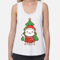 Illustration Mignonne De Chat De Noël -T-Shirt Soldes Boutique illustration mignonne de chat de nol id18cd5361 0d7f 49bf 89b7 d5402eda801dsM R2bf2f2f2w520ffi13562325295491356232