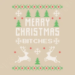 Joyeux Noël Chiennes Moche Pull