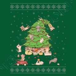 Meowi Noël -T-Shirt Soldes Boutique meowi nol i141385789748141385104d789748w520b055935m1