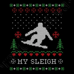 Mon Pull De Noël Moche En Traîneau