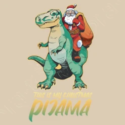 Noël Pijama Noël T Rex Père Noël