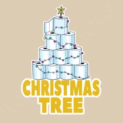 Papier Toilette Arbre De Noël étoiles L