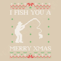 Pêchez-vous Un Joyeux Chandail De Noël