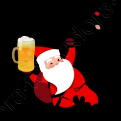 Père Noël Avec Bière