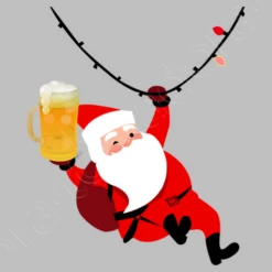 Père Noël Avec Bière
