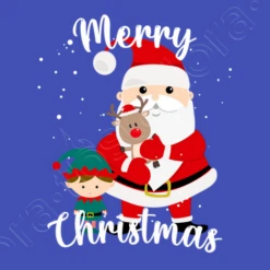 Père Noël Elfi Et Mini Rudolph -T-Shirt Soldes Boutique pere nol elfi et mini rudolph i141385202256714138596d2022567w520b4250B4m1 1