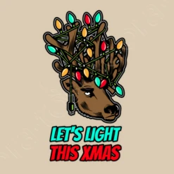 Permet D39allumer Ce Cerf De Noël Avec