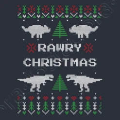 Pull De Dinosaure Laid De Noël Rawry -T-Shirt Soldes Boutique pull de dinosaure laid de nol rawry i141385196500714138513d1965007w520b2B3039m1