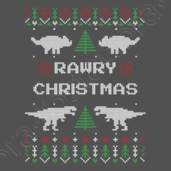 Pull De Dinosaure Laid De Noël Rawry -T-Shirt Soldes Boutique pull de dinosaure laid de nol rawry i141385196500714138593d1965007w520b525252m1