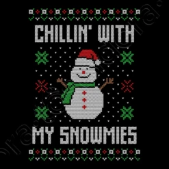 Pull De Noël Laid Bonhomme De Neige Drô