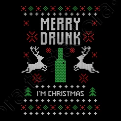 Pull De Noël Laid Joyeux Ivre