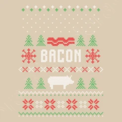 Pull De Noël Moche Au Bacon
