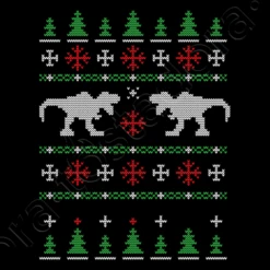 Pull De Noël Moche T Rex