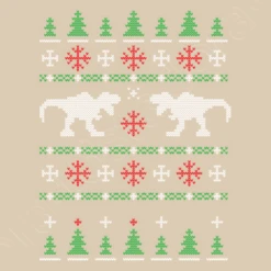 Pull De Noël Moche T Rex