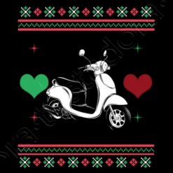 Scooter Moche Noël Pull Noël