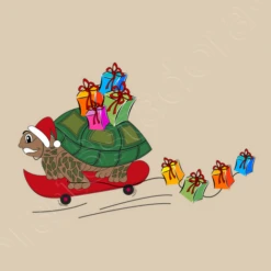 Tortue Père Noël