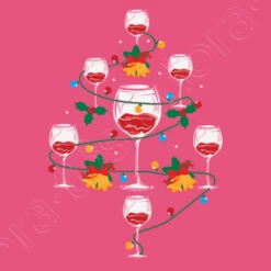 Verre à Vin Arbre De Noël Drôle De Noël -T-Shirt Soldes Boutique verre a vin arbre de nol drole de nol i141385203677014138597d2036770w520bE75480m1